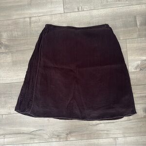 Johnny Was Brown A-Line Elastic Skirt